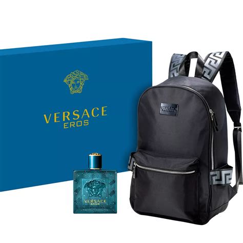 versace cologne 3 pack|Versace gift set with backpack.